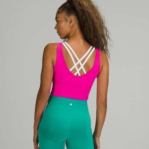 Hot Pink Lululemon Power Pivot Tank Top